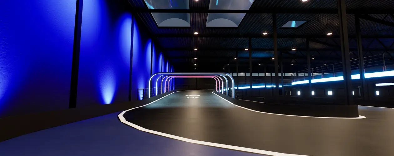 Down ramp
